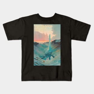 Haunted Places Gunnuhver Iceland Art Nouveau Kids T-Shirt